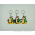 Hot selling New 3D Soft Rubber/pcs customized key chain